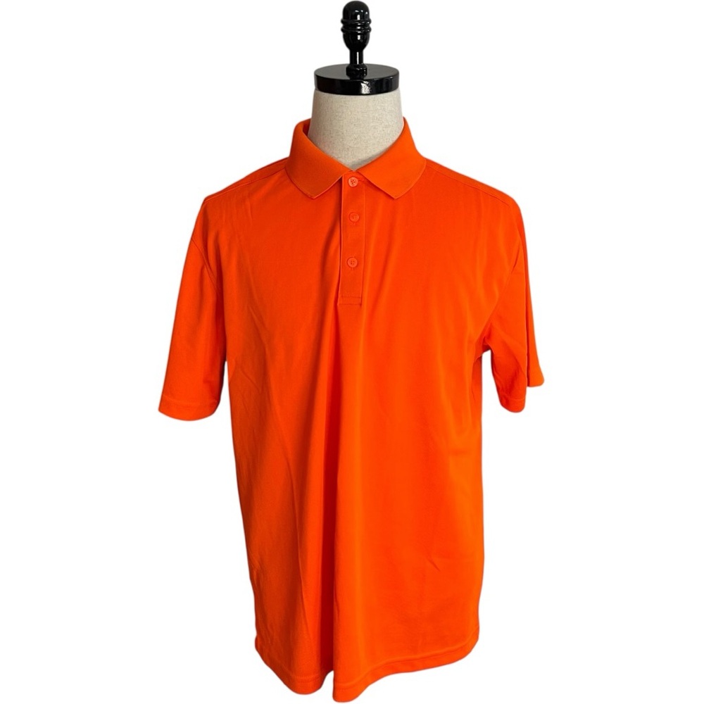 Clique Active Performance Polo Orange